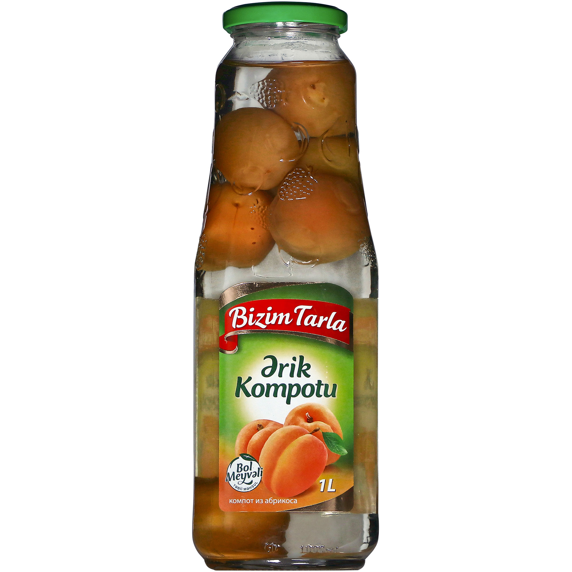 Компот Bizim Tarla из абрикоса, 1 л компот bizim tarla из сливы 1 л