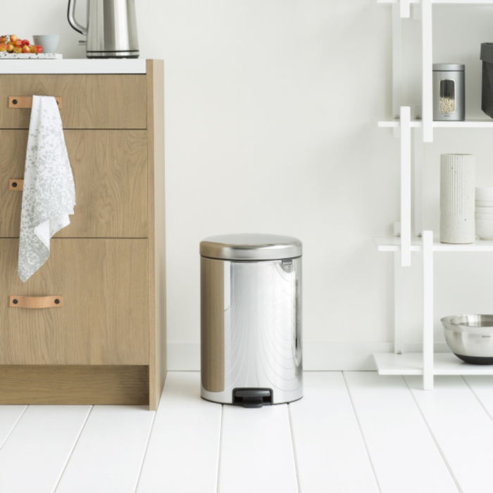 фото Бак мусорный 20л стальной brabantia newicon