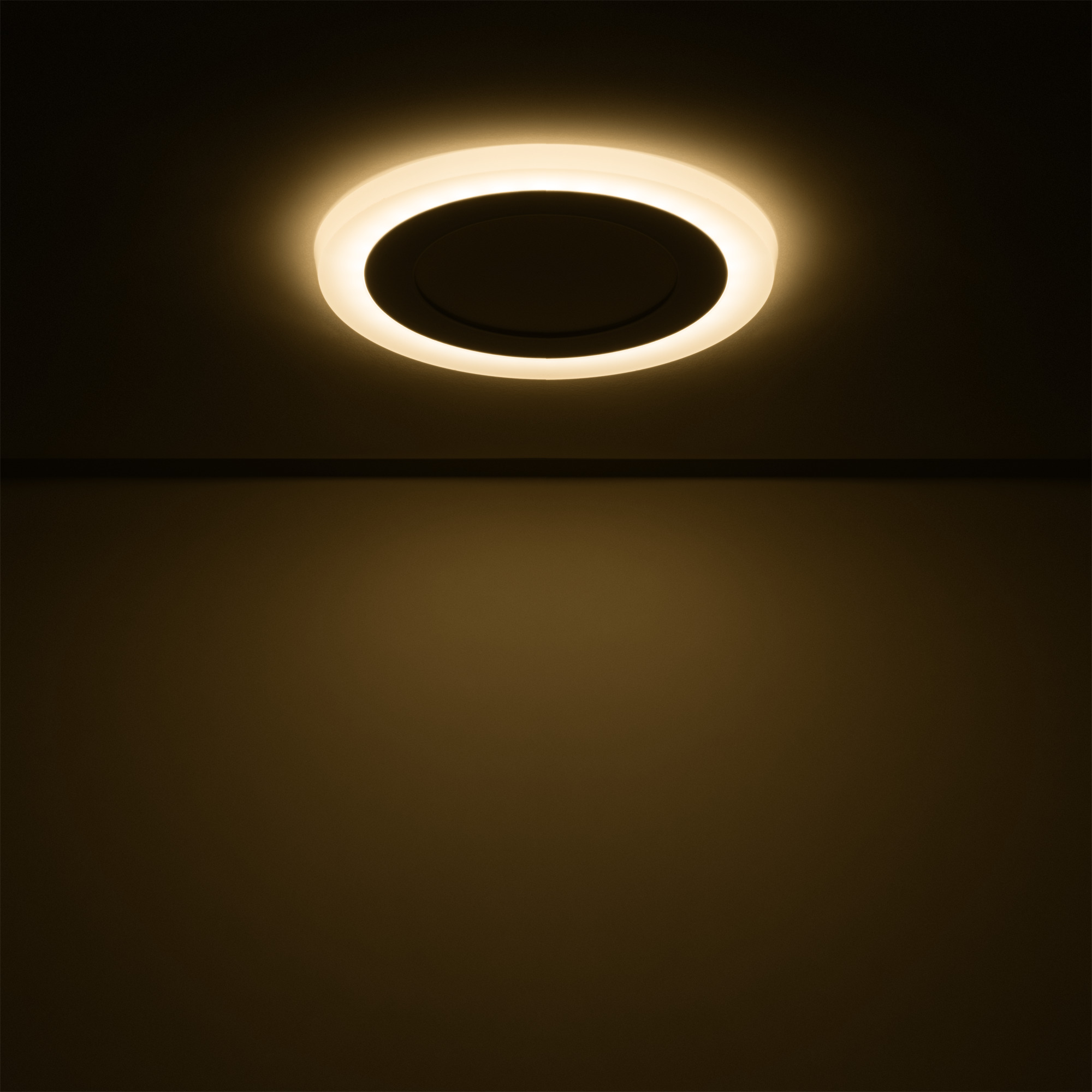 Светильник gauss круглый акрил 6+3w 3000k, цвет 3000 к - фото 3