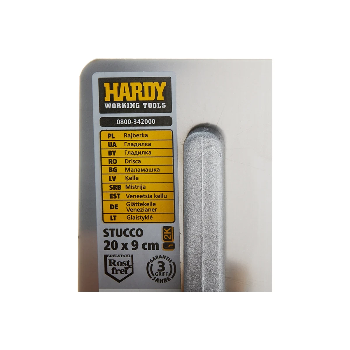 Гладилка Hardy Stucco 0800-342000 20х9см Вид№4