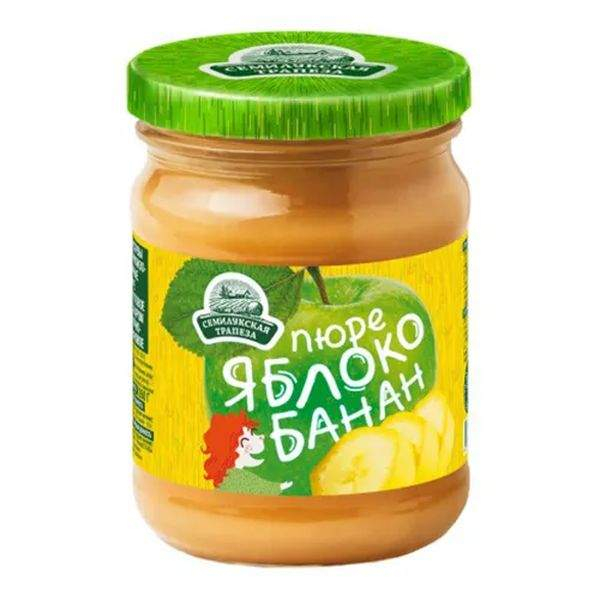 Пюре Семилукская трапеза Яблоко-Банан 260 г 83₽