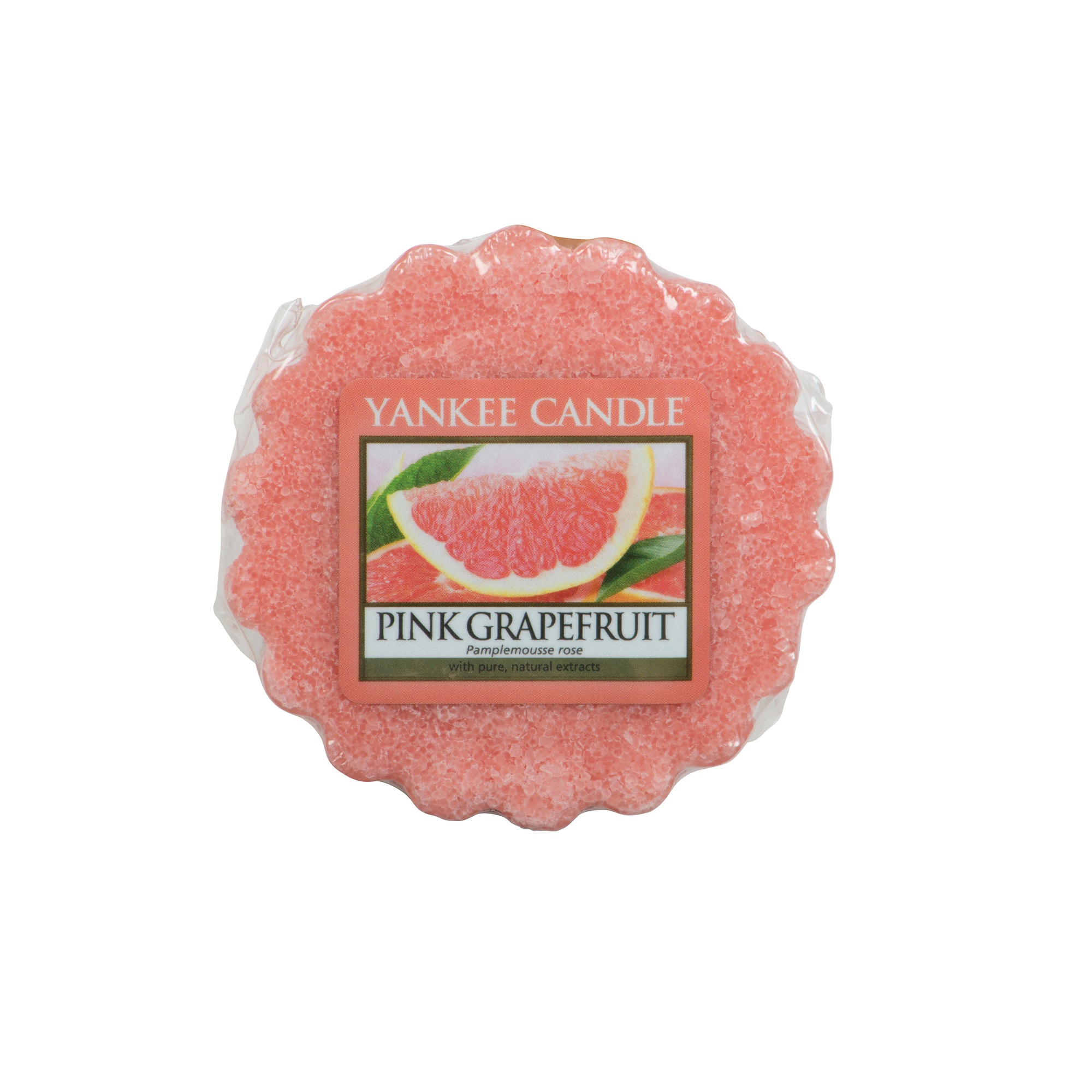 Ароматическая свеча-тарталетка Yankee candle Розовый грейпфрут 22 г ароматическая свеча пробная yankee candle ение вишни 1542840e