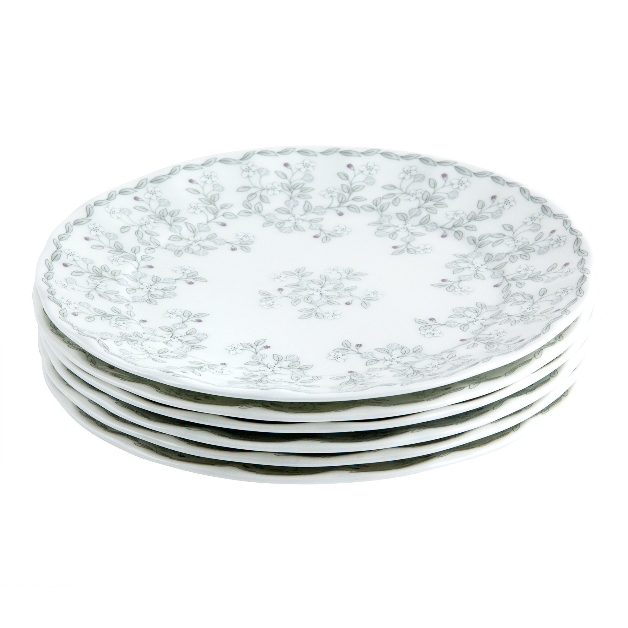 Набор тарелок Hatori Джулия Грэй 19 см 6 шт набор тарелок 19 см 6 шт leander мэри энн незабудка 028000