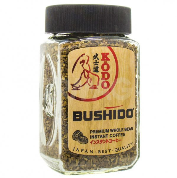 Кофе растворимый Bushido Kodo 95 г миндаль metro chef жареный 150 гр
