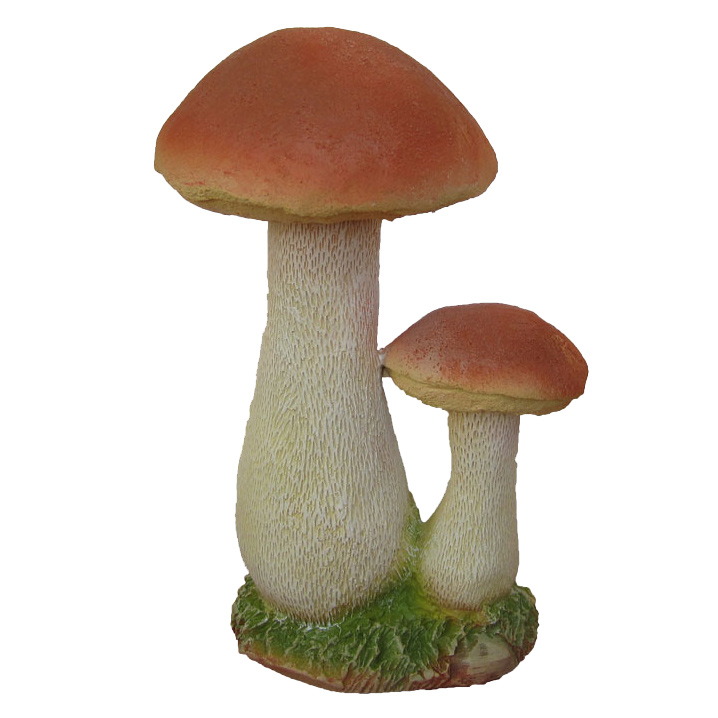 Гриб белый двойной средний h-24см (ФП190) сумка гриб в сомбреро с маракасами танцующий гриб белый