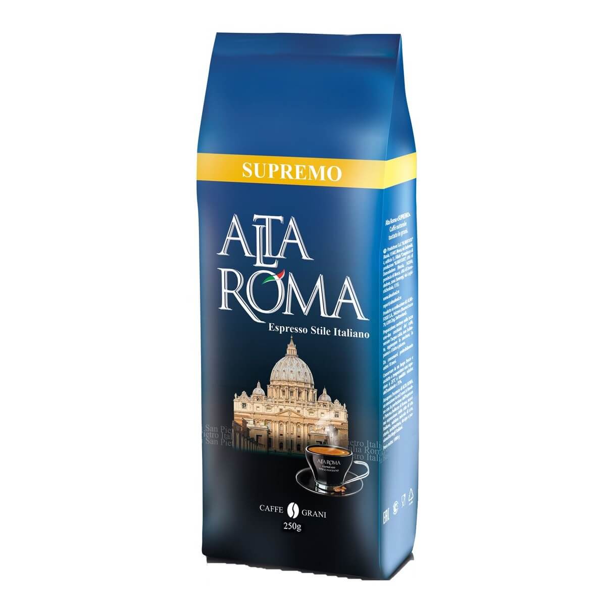 Alta roma. ALTAROMA кофе молотый жареный 250г.