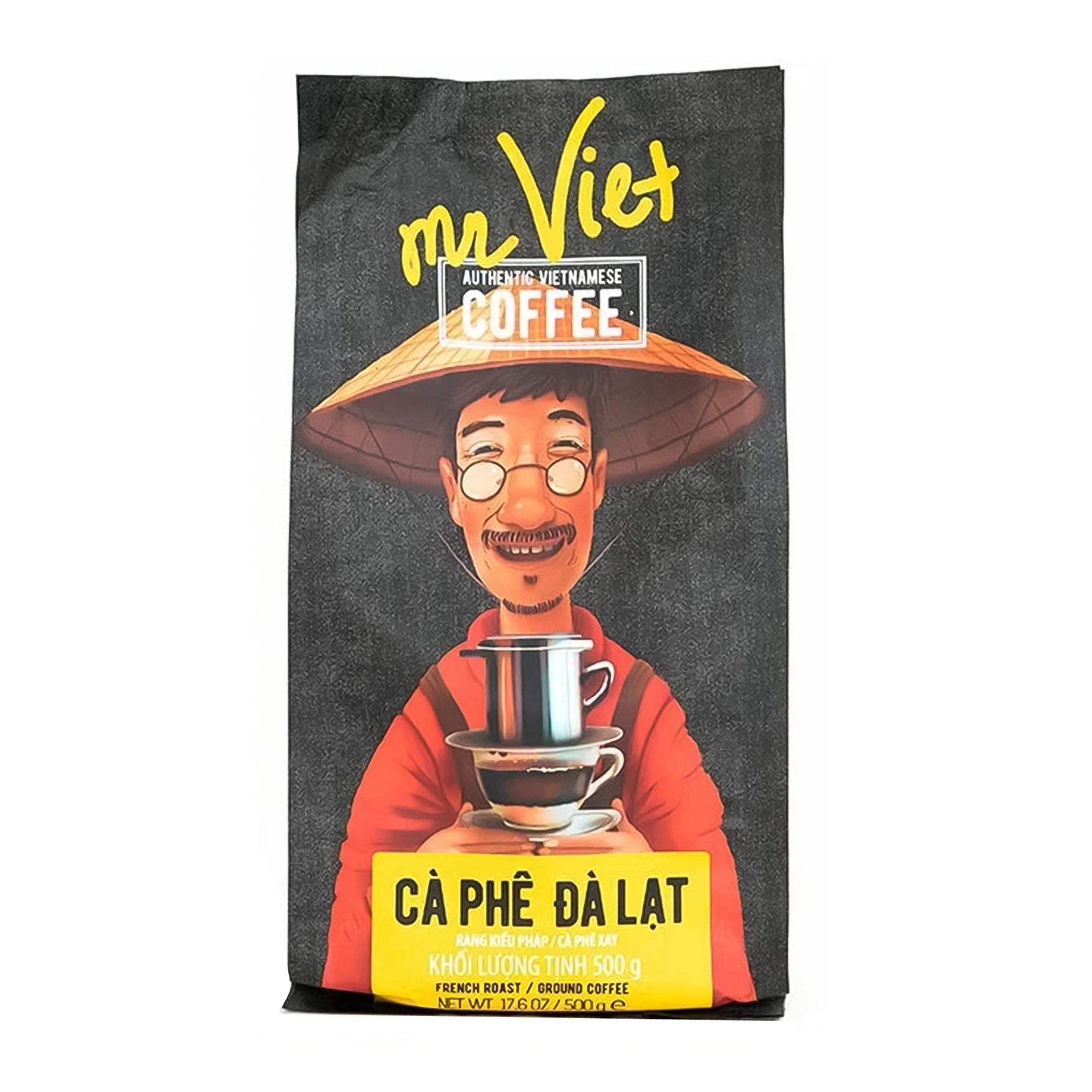 Кофе Mr. VIET молотый Cafe Dalat 500г кофе молотый alce nero espresso organic 100% арабика 250 г