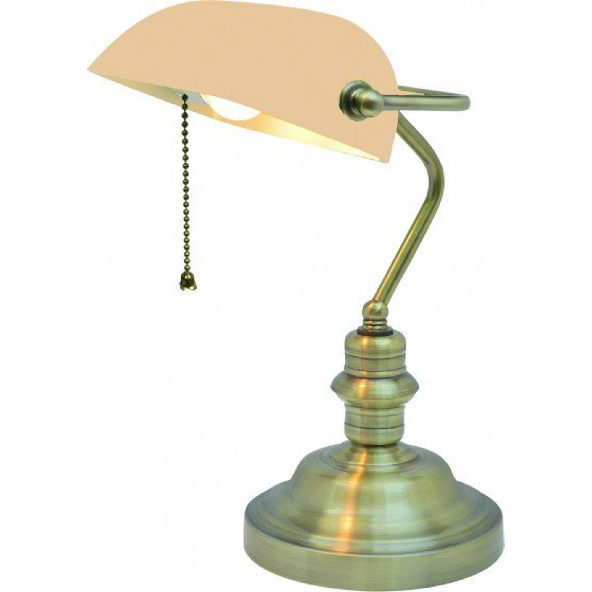 Настольная лампа Arte Lamp Banker A2493LT-1AB, цвет бронза - фото 1