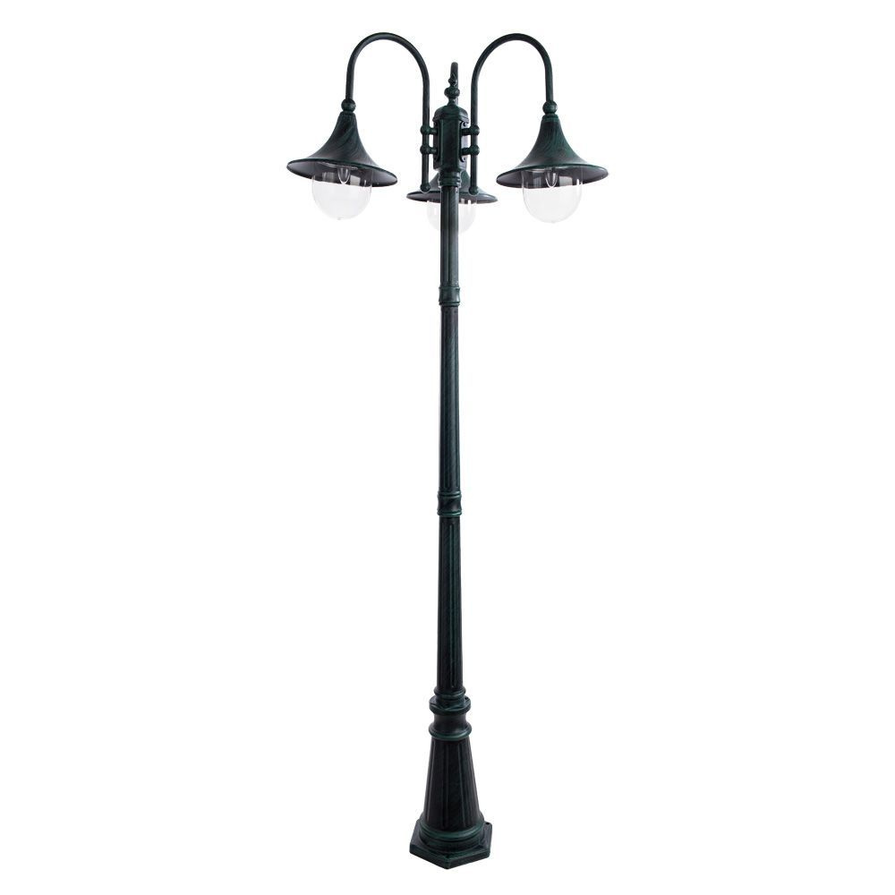 Садово-парковый светильник Arte Lamp Malaga A1086PA-3BG заборчик садово парковый павлин 0 7х0 9м россия