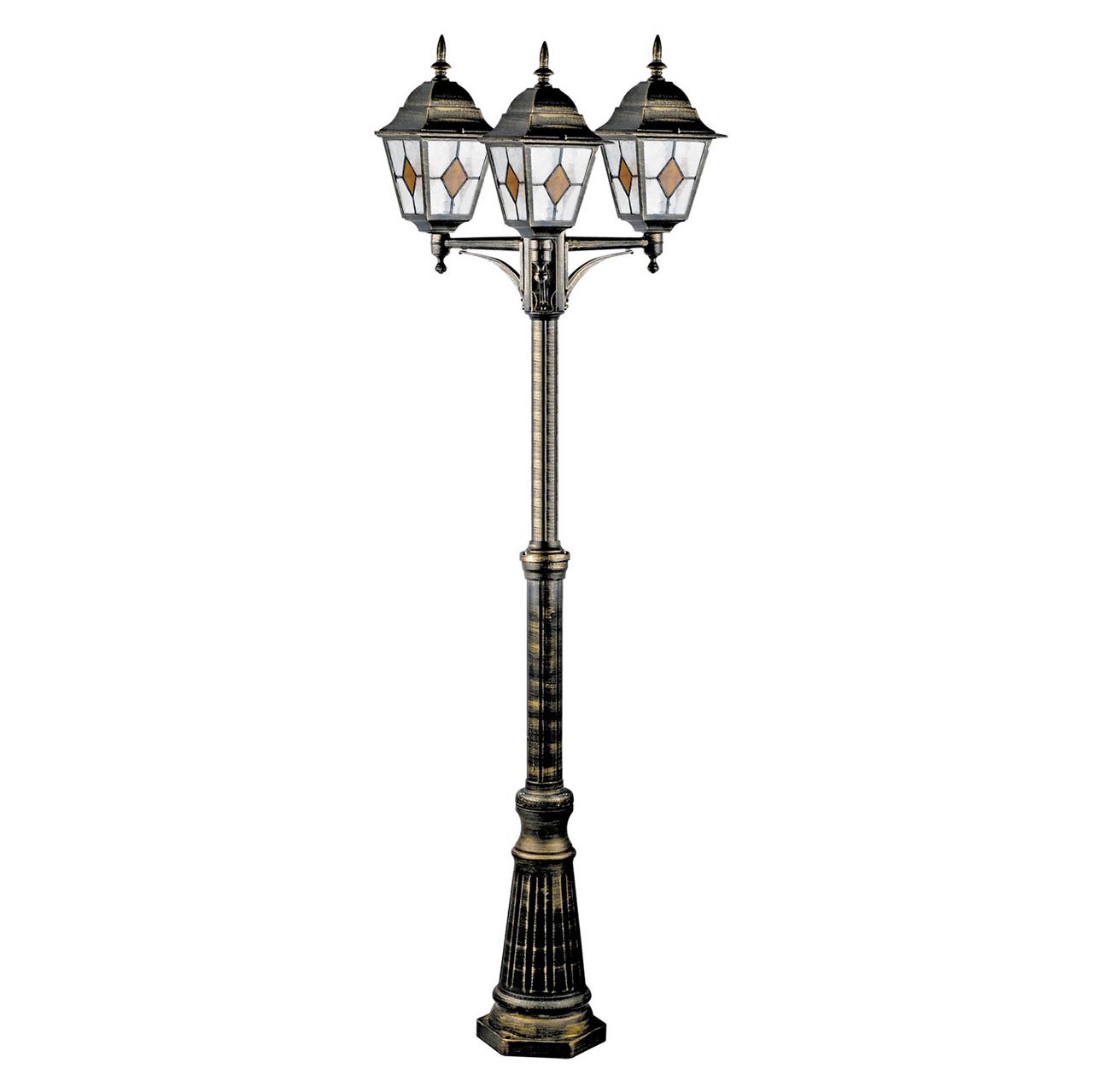 Садово-парковый светильник Arte Lamp Berlin A1017PA-3BN садово парковый светильник arte lamp barcelona a1486pa 3bk