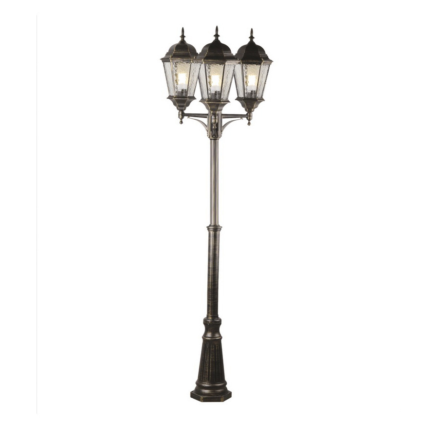 Садово-парковый светильник Arte Lamp Genova A1207PA-3BN заборчик садово парковый павлин 0 7х0 9м россия