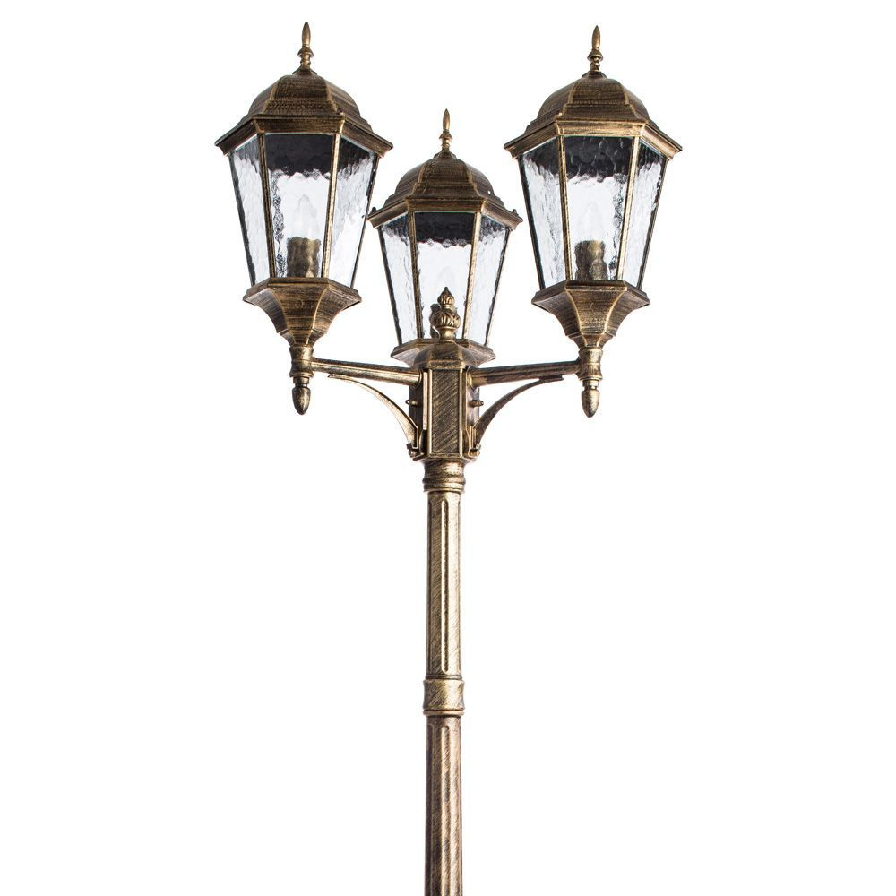 фото Садово-парковый светильник arte lamp genova a1207pa-3bn