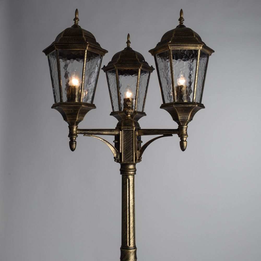 фото Садово-парковый светильник arte lamp genova a1207pa-3bn