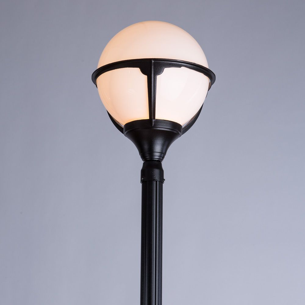 Садово-парковый светильник Arte Lamp Monaco A1497PA-1BK, цвет черный - фото 3
