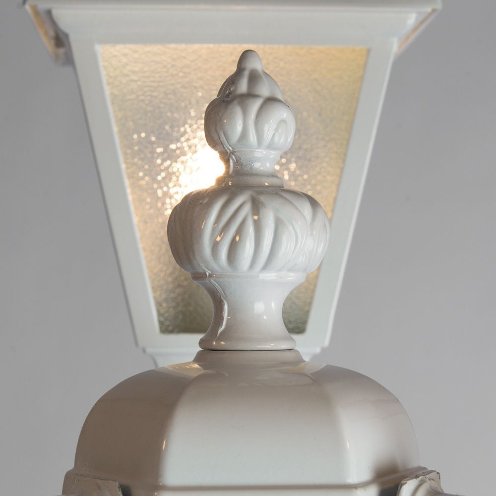 Садово-парковый светильник Arte Lamp Bremen A1017PA-3WH, цвет белый - фото 3