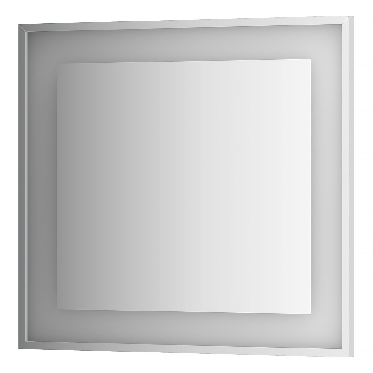 фото Зеркало evoform в багетной раме со встроенным led-светильником 22 w 80x75 см