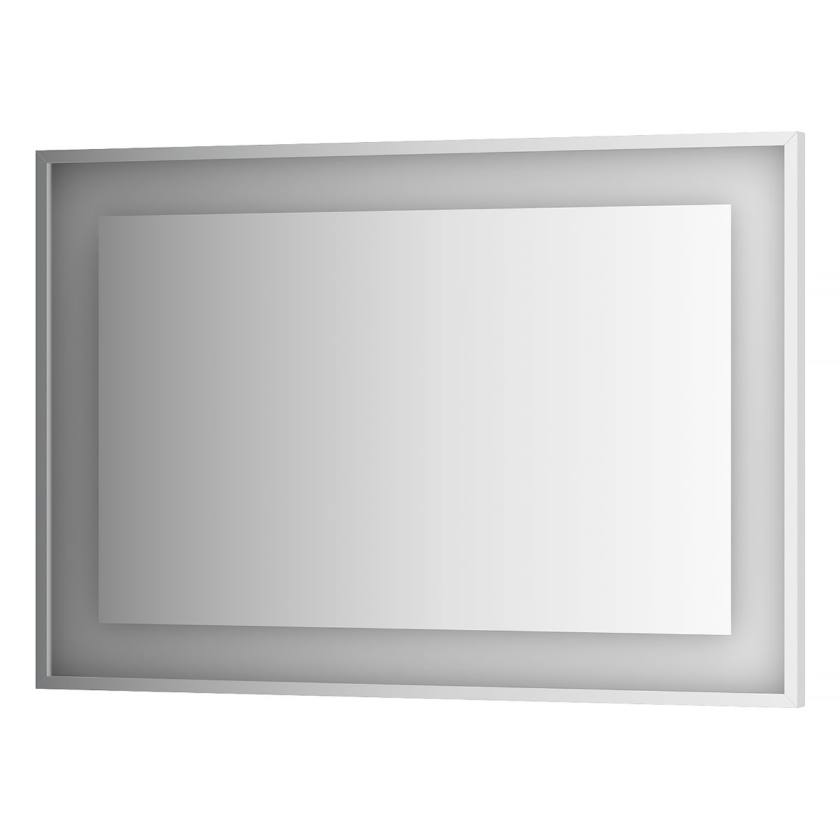 Зеркало Evoform в багетной раме со встроенным LED-светильником 27,5 W 110x75 см