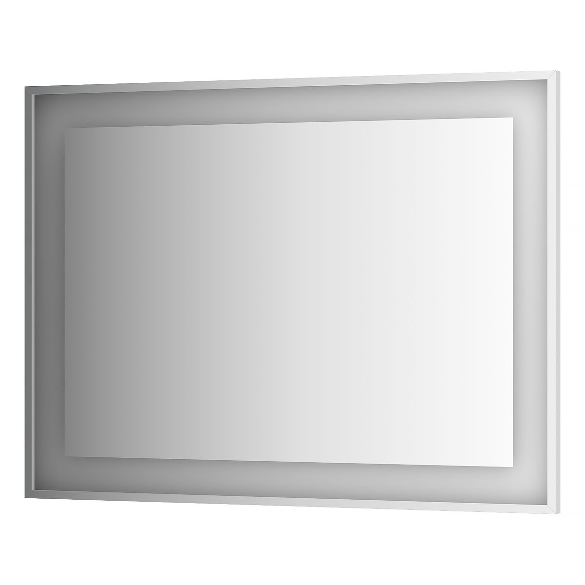 Зеркало Evoform в багетной раме со встроенным LED-светильником 32,5 W 120x90 см