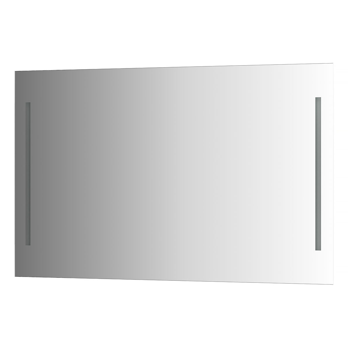 цена Зеркало Evoform с 2-мя встроенными LUM-светильниками 40 W 120х75 см