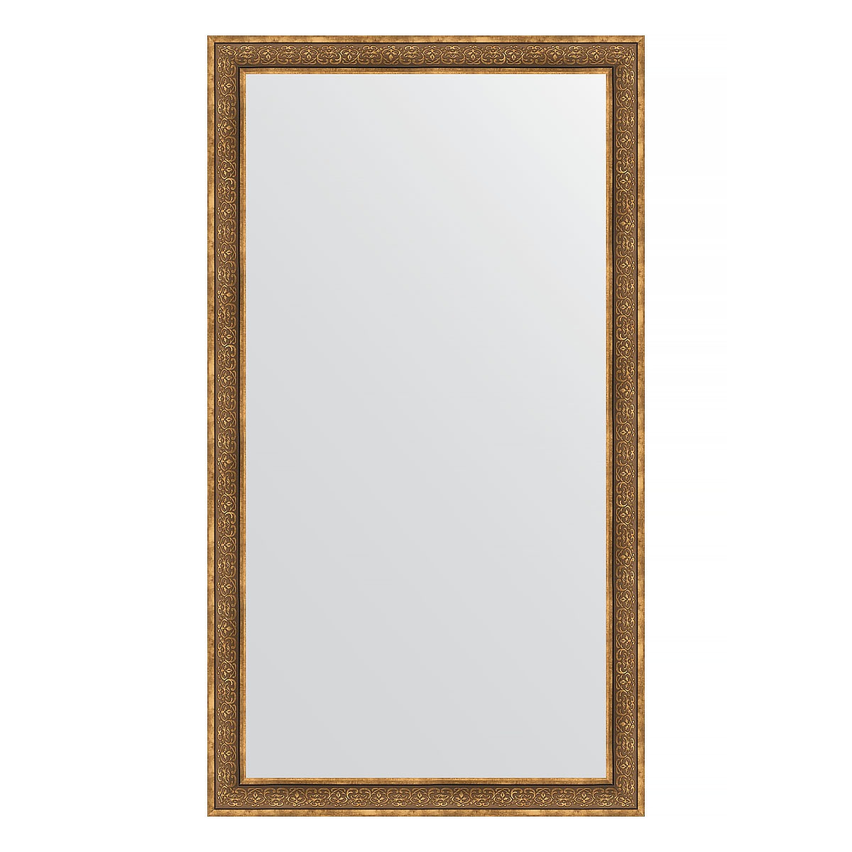 Зеркало напольное в багетной раме Evoform вензель бронзовый 101 мм 114x204 см 33019