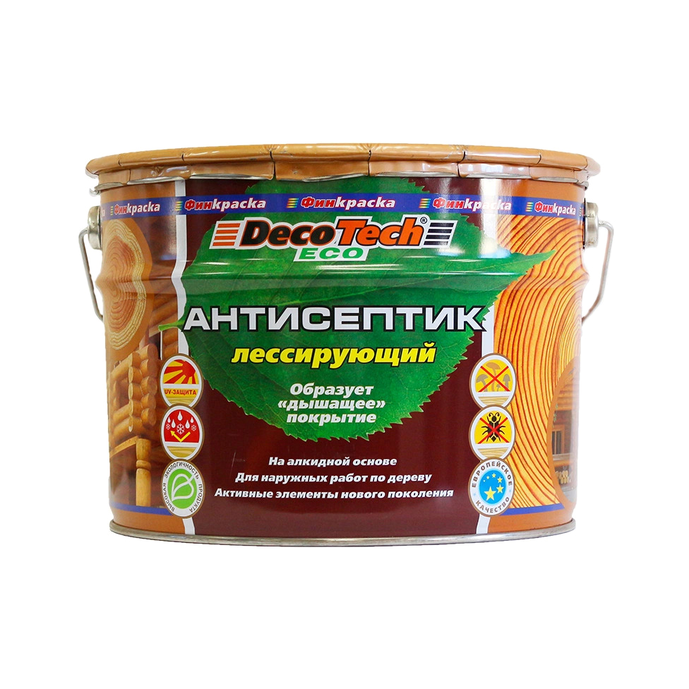 Антисептик Decotech Eco орех 2,5 л антисептик decotech eco тик 10 л