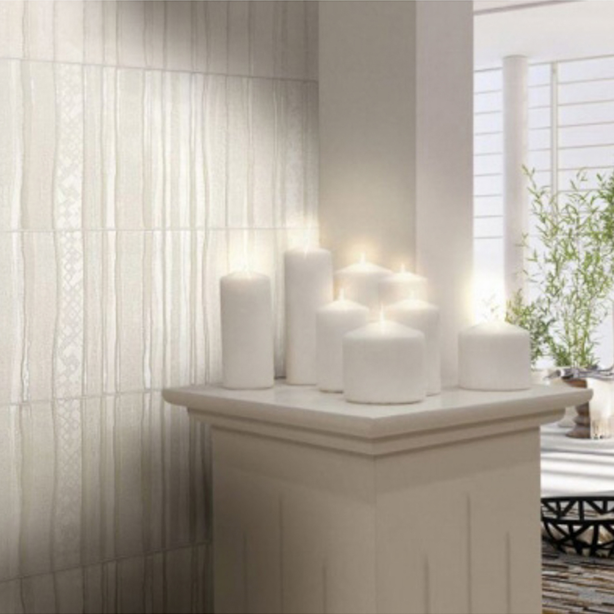 фото Плитка ceramiche brennero porcellanna fully cream mat 20x60 см