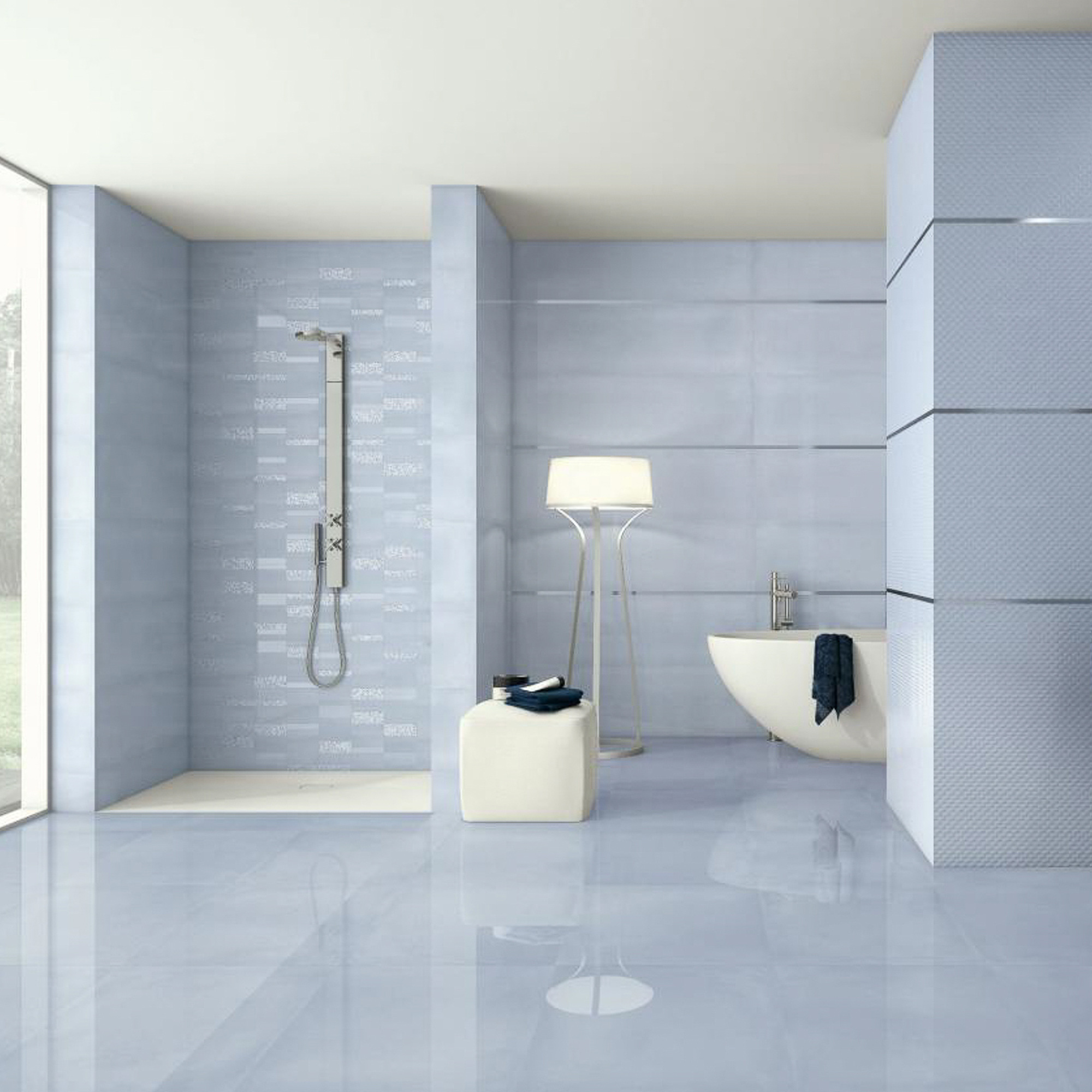 фото Плитка ibero ceramica intuition sky 20x50 см