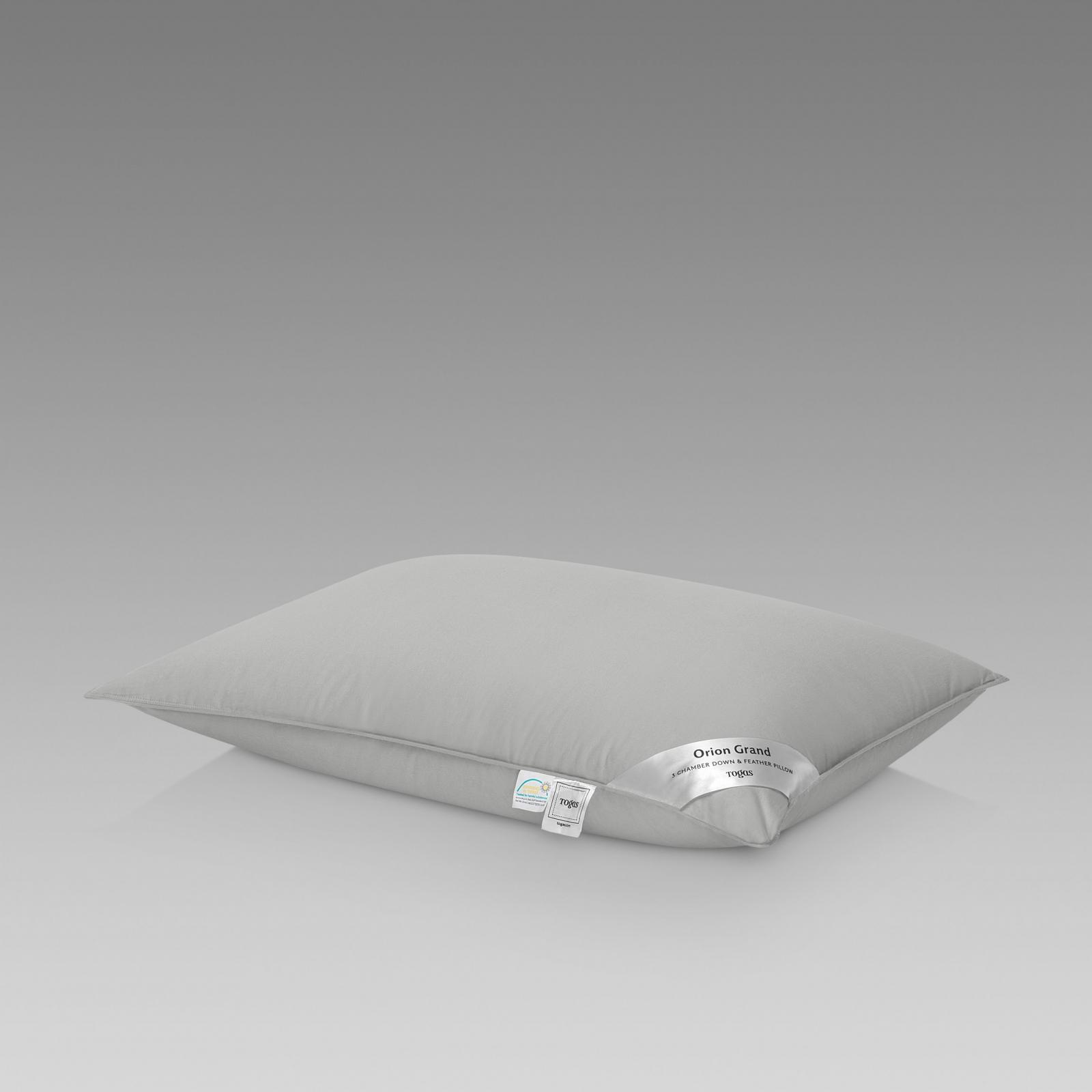 Подушка Togas Орион Гранд серая 50х70 см (20.05.19.0040) подушка togas соверен 50x70 плотная