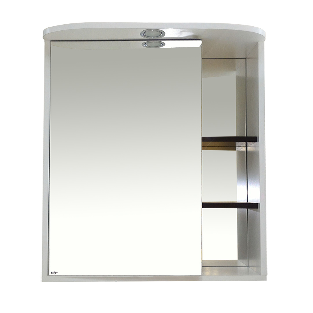 Зеркало-шкаф венера 70 левое Мисти зеркало 8 мм с полочкой мисти джулия 65