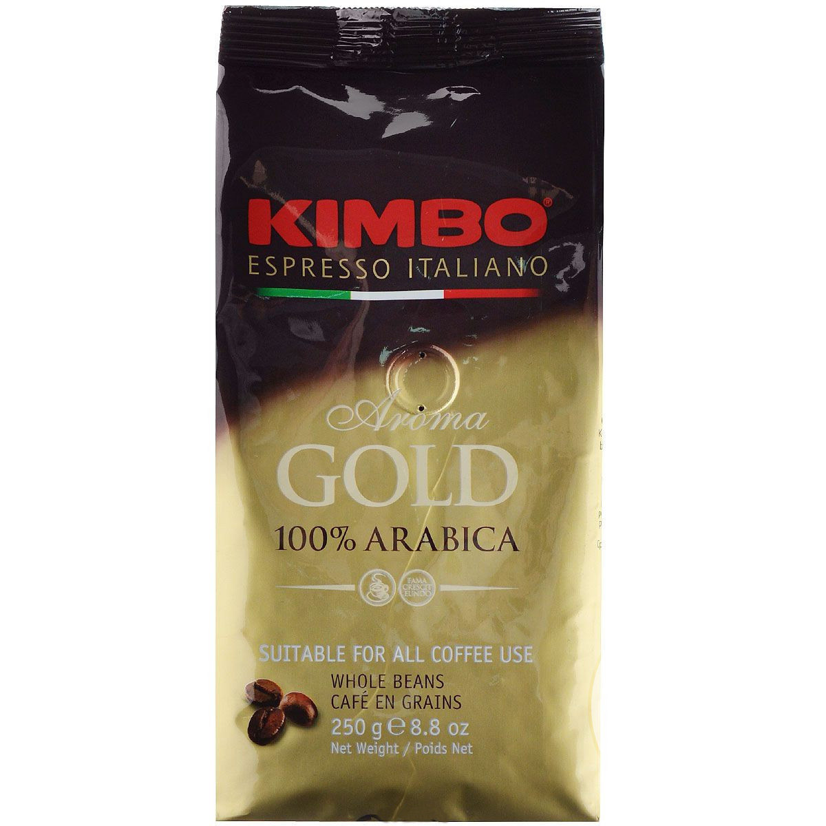 Кофе в зернах Kimbo Aroma Gold 100 Arabica 250 г 919₽