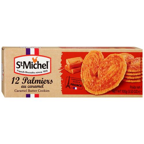 Печенье StMichel Палмьерс сливочное карамельное, 100 г масло сливочное простоквашино 82% бзмж 180 гр