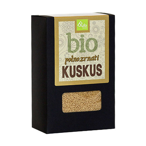 Кускус цельнозерновой пшеничный Bufo EKO 500 г кускус пшеничный националь 450 г