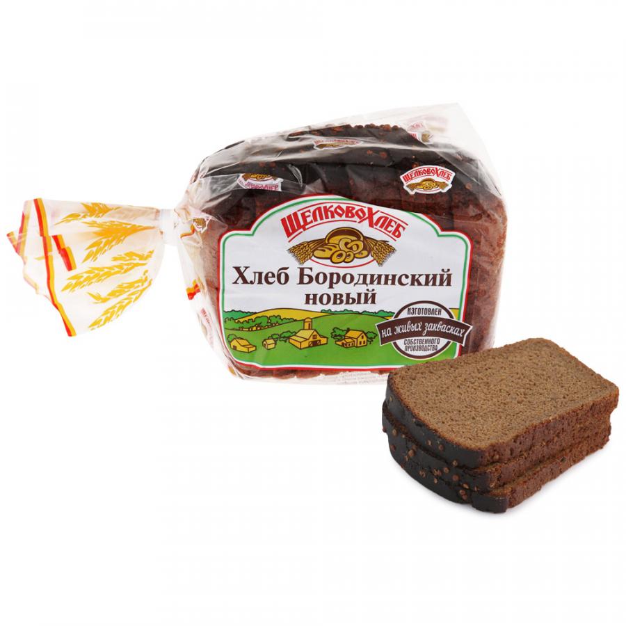 Хлеб Щелковохлеб Бородинский, 500 г хлеб щелковохлеб тостовый с пшеничными отрубями нарезка 450 г