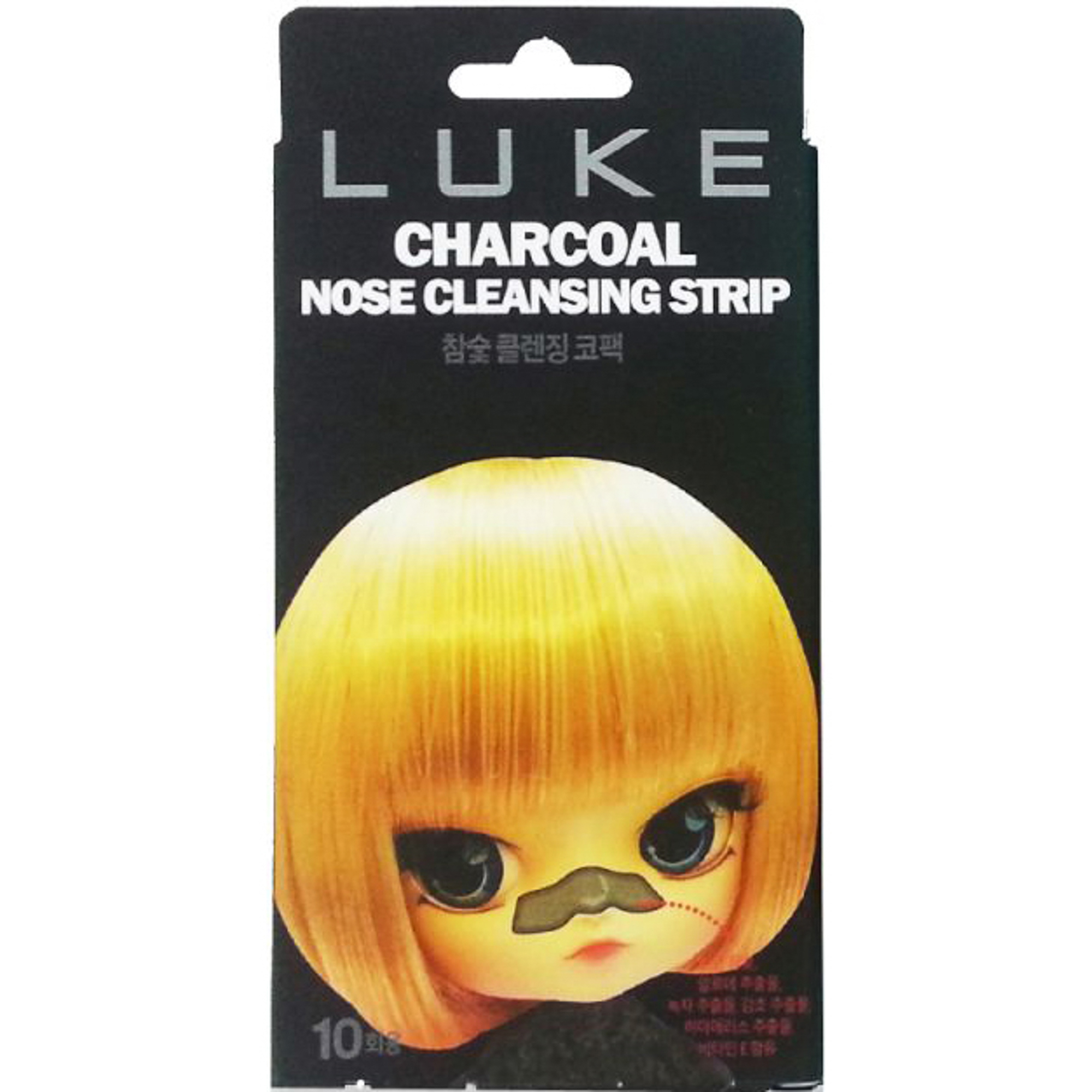 Очищающие полоски Luke Charcoal Nose Cleansing Strip 10 шт viletta charcoal стул