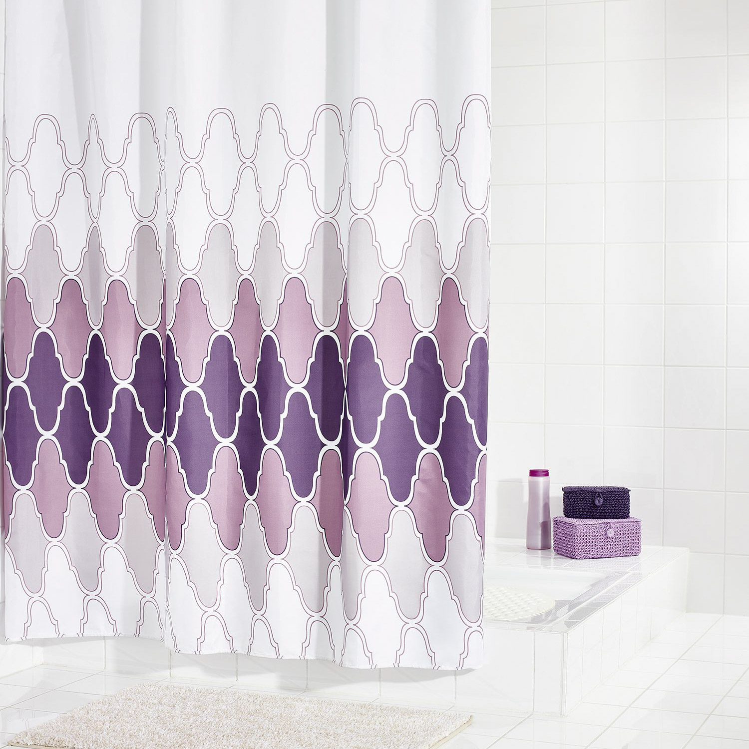 Штора для ванных комнат Boho цветной 180Х200 Ridder шторы для ванны ridder штора для ванных комнат flora 200х180 см
