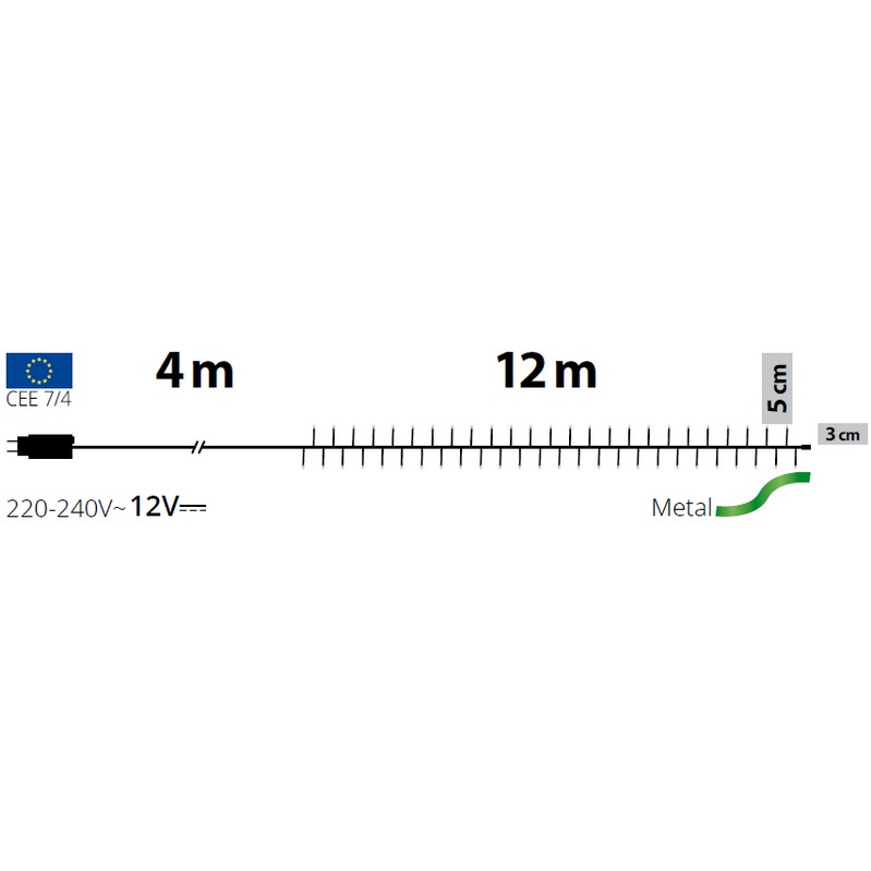 Гирлянда уличная Lotti 38318 240 LED со стартовым шнуром Вид№8