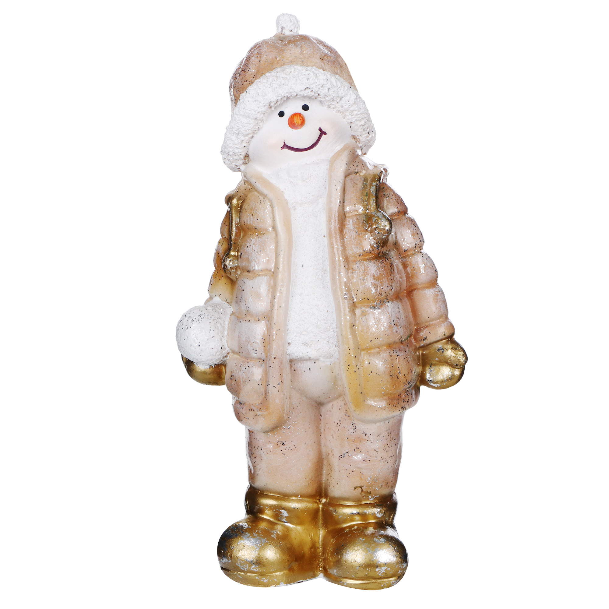 Фигура ТПК Полиформ Снеговик 26 см снеговик новогодний н 60см тпк полиформ