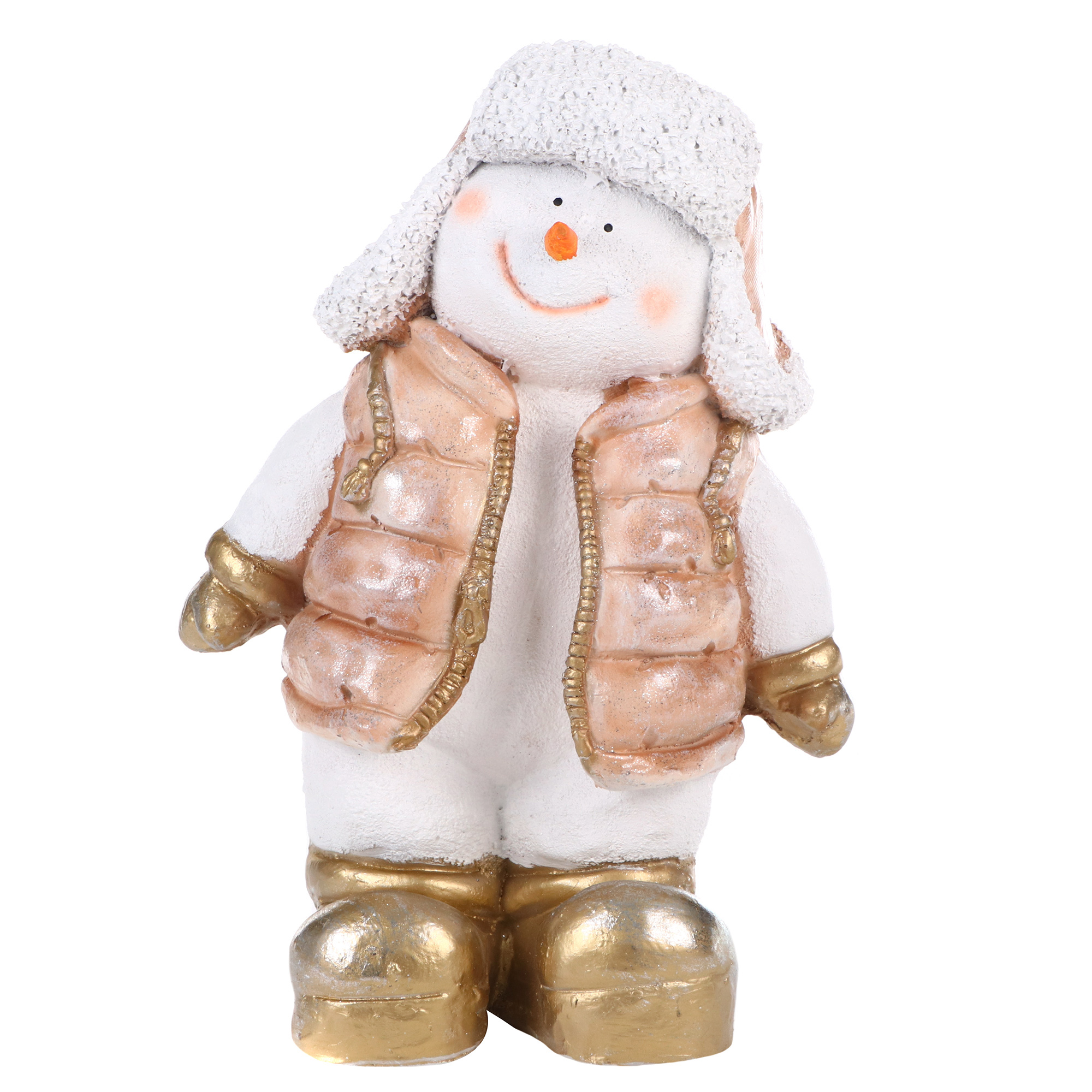 Фигура ТПК Полиформ Снеговик в курточке 44 см