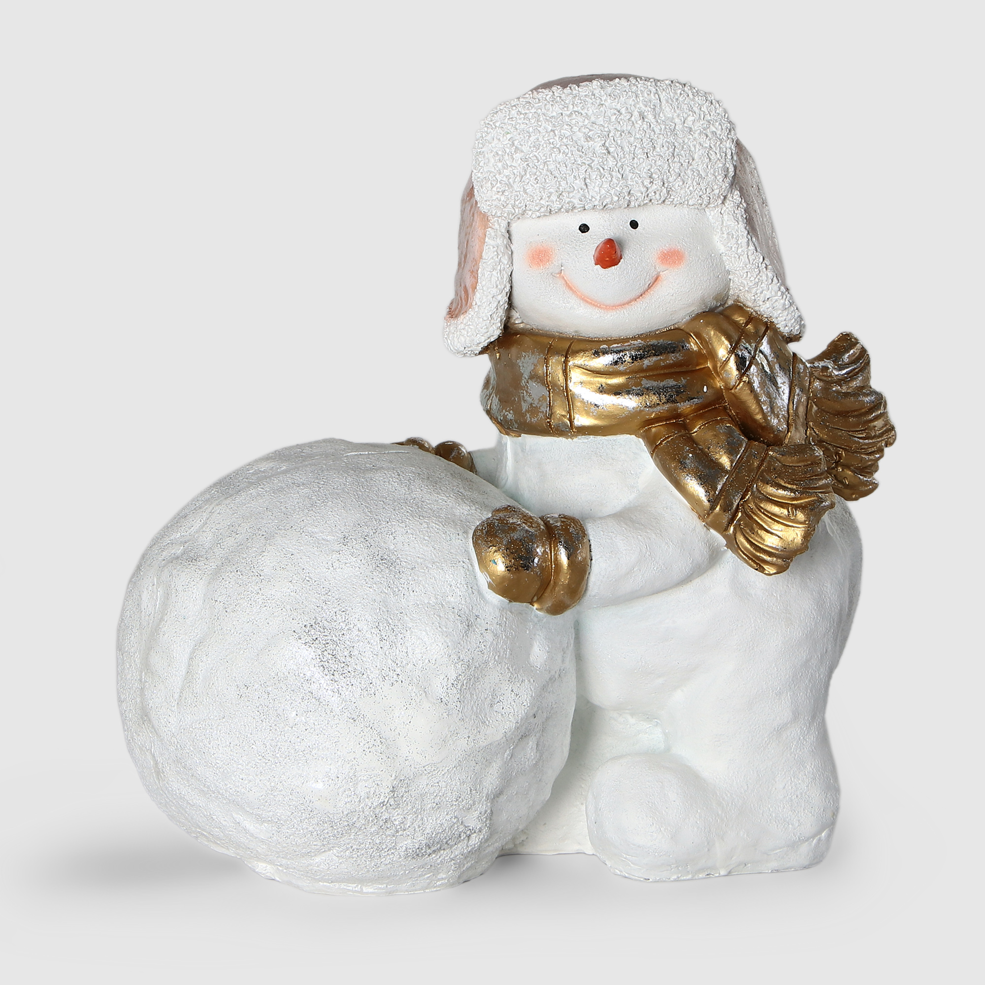 Снеговик с большим шаром Тпк полиформ 44х40 cм
