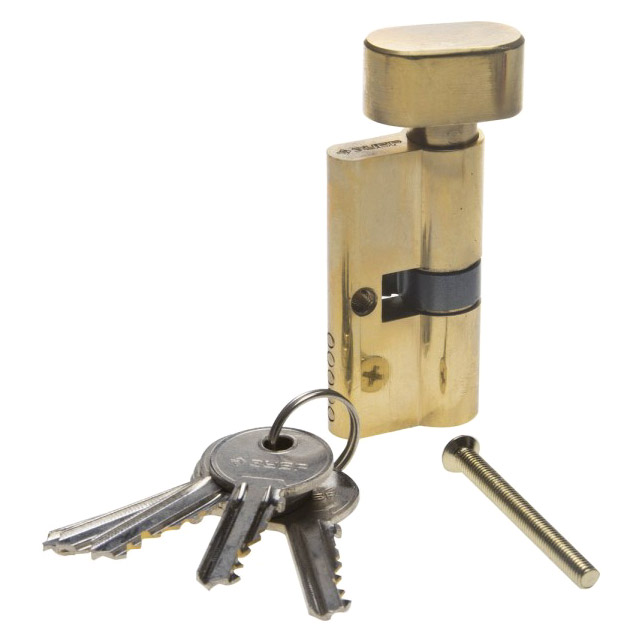 Механизм цилиндровый Зубр латунь 5-pin 60 мм 749₽