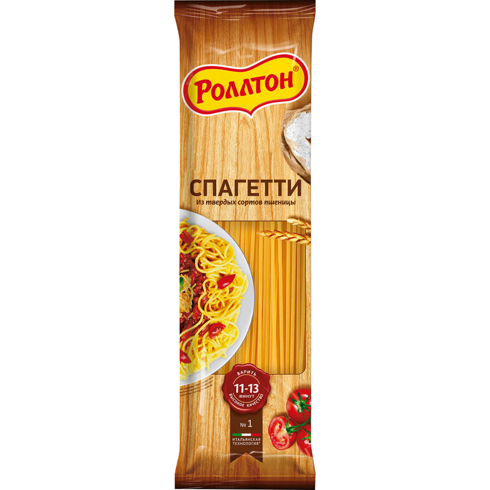Макаронные изделия Роллтон спагетти, 400 г макаронные изделия спагетти 3 federici без глютена 400 гр