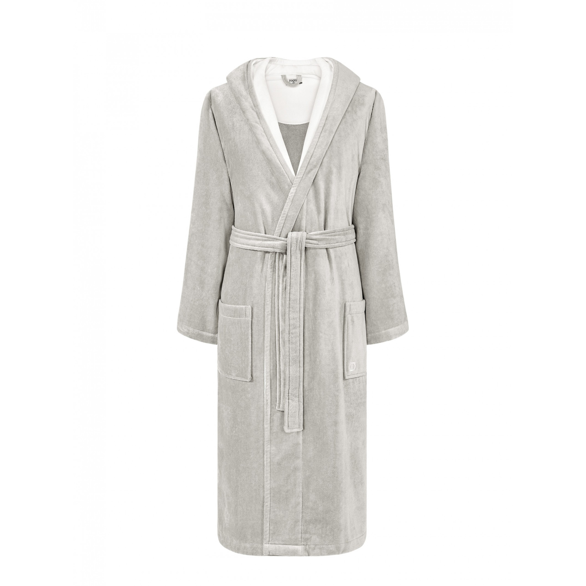 Халат Togas Арт Лайн серый с белым L(50) халат кимоно короткое togas наоми чёрное l 48