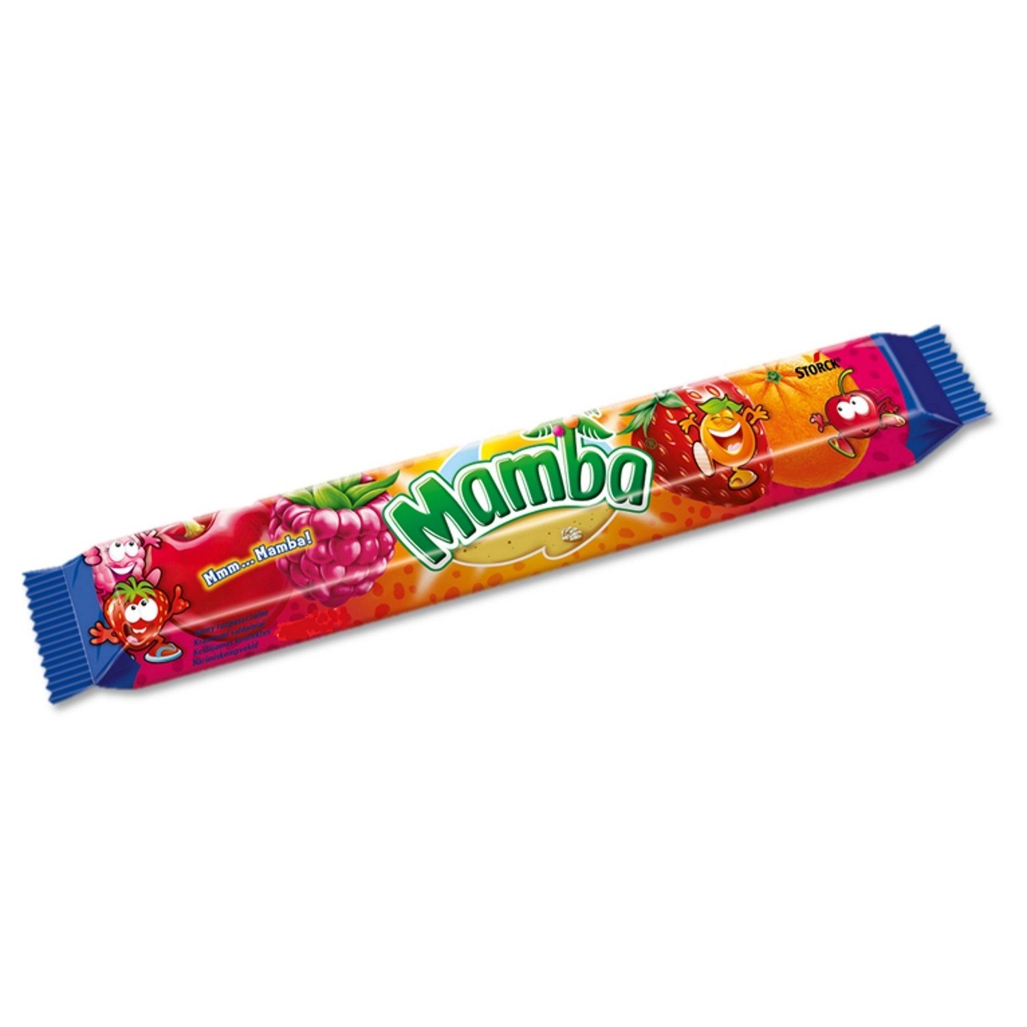 Жевательная конфета Mamba со вкусом фруктов, 79,5 г конфета goodmix со вкусом хрустящего печенья 47 гр