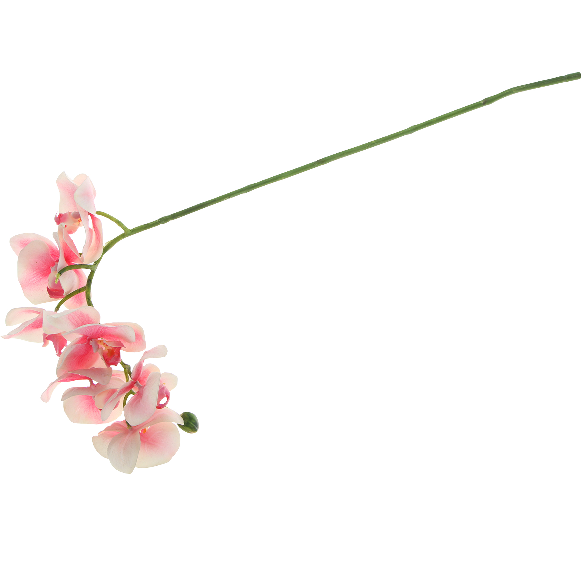 Искусственный цветок Dpi орхидея 72 см кремово-розовая