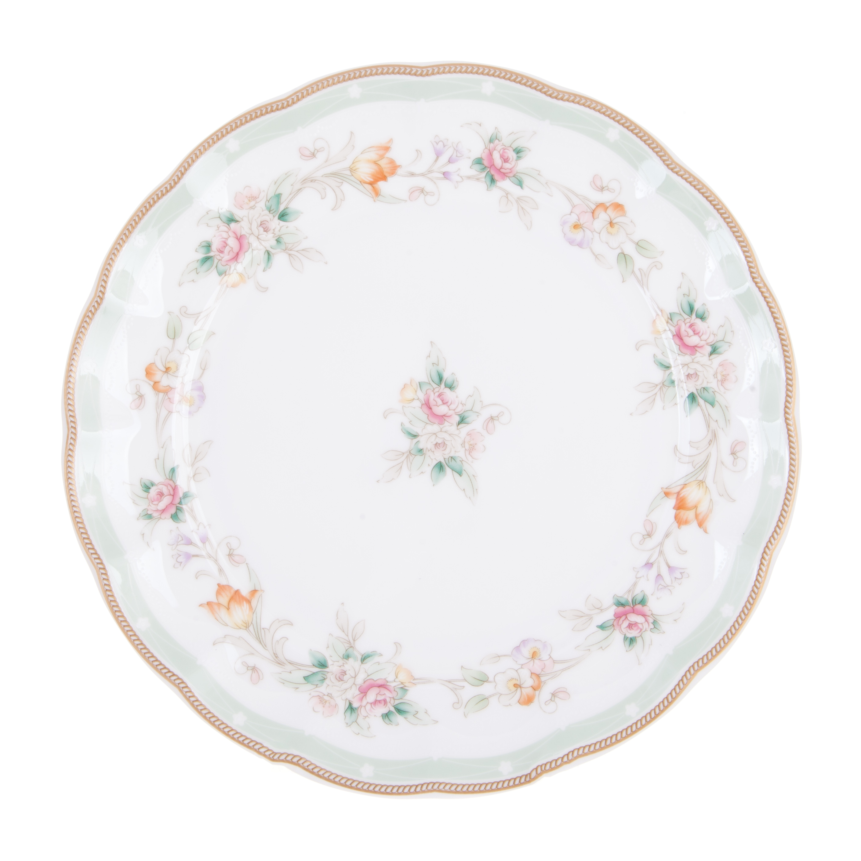 Набор тарелок мелких Hatori Флориана 21.5 см 6 шт набор тарелок мелких hatori freydis малахит 21 5 см 6 шт