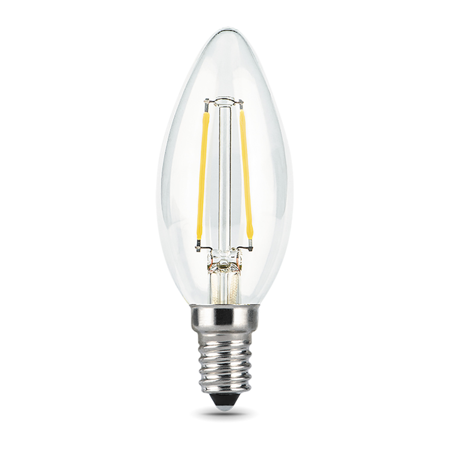 Лампа Gauss LED Filament Свеча dimmable E14 5W 420lm 2700К 1/10/50 Вид№2