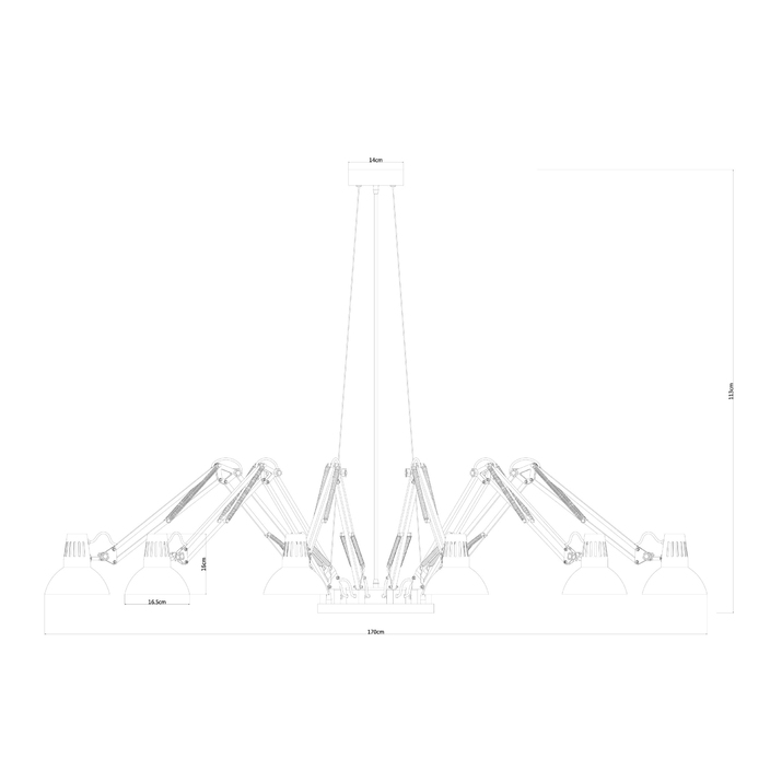 Светильник подвесной ARTELamp A2043SP-12WH Вид№2