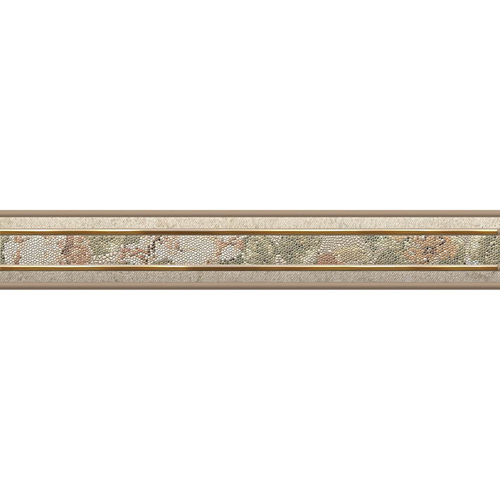 

Бордюр La Platera Gaudi Moldura 4x25 см, Разноцветный
