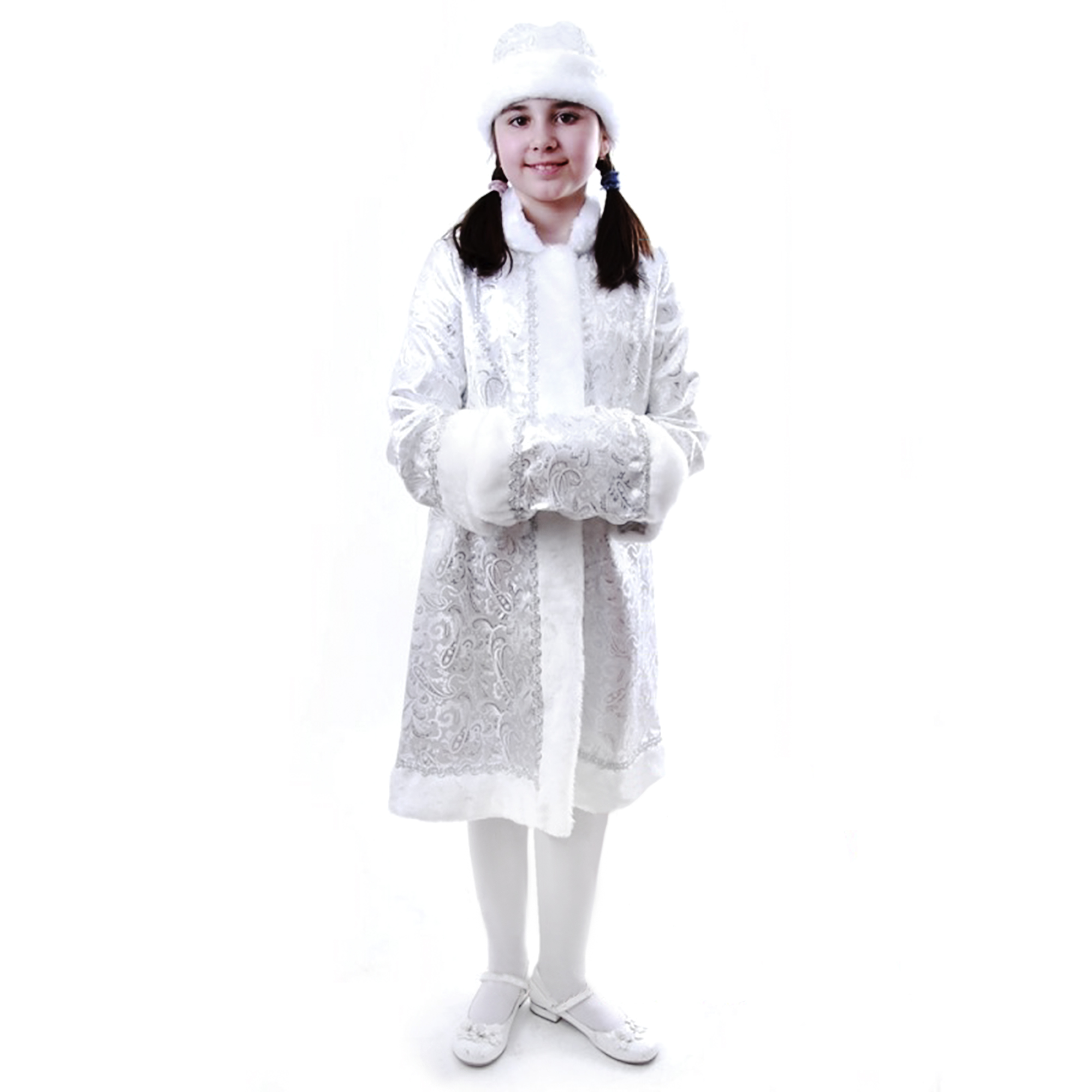 Костюм Артэ-грим Снегурочка парчовая 30-32 костюм карнавальный детский артэ грим снегурочка 34 36