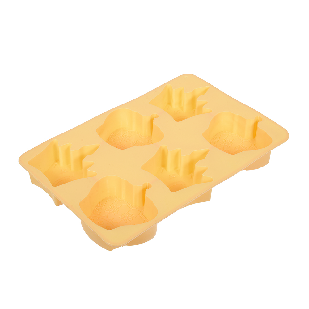 Форма для выпечки и запекания Marmiton Короны 6 ячеек силиконовая форма для выпечки 6 ячеек для французского десерта мыла кекса